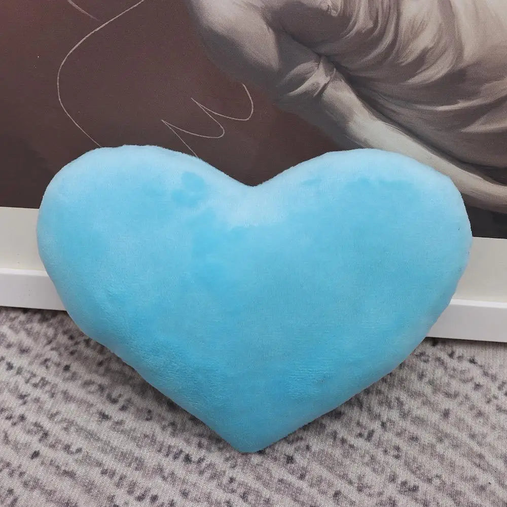 Heart Plush Toys Soft Pillow Kawaii Toy Lovely Gift for Birthday Home Decorative Valentines Day Decorative Soft Stuffed Pillow