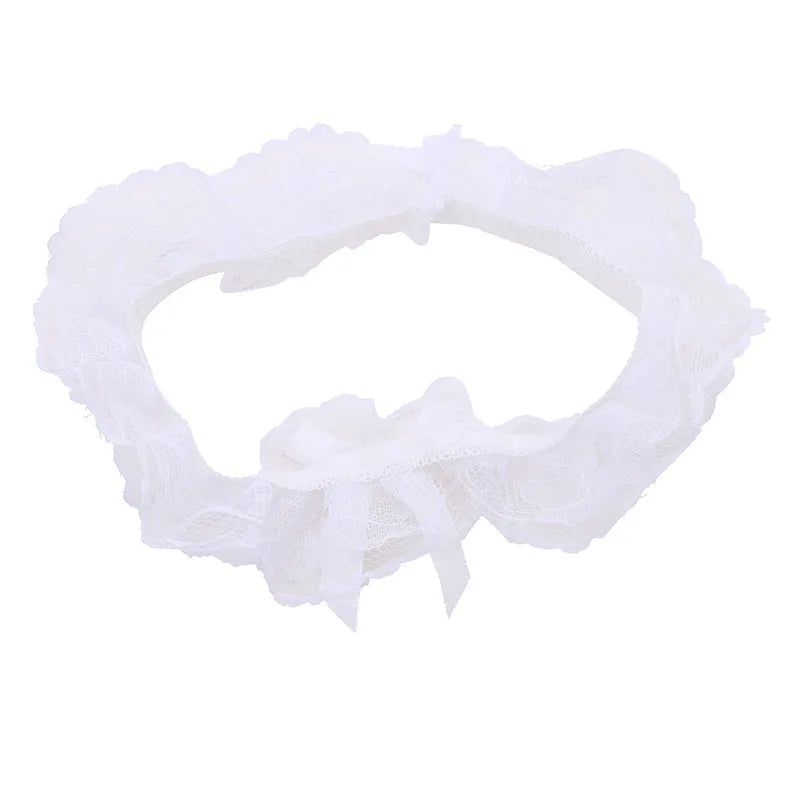 Lace Elastic Leg Garter Belt Wedding Gift Party Bridal Accessories Cosplay Ribbon Bow Suspender Fashion Thigh Harness New