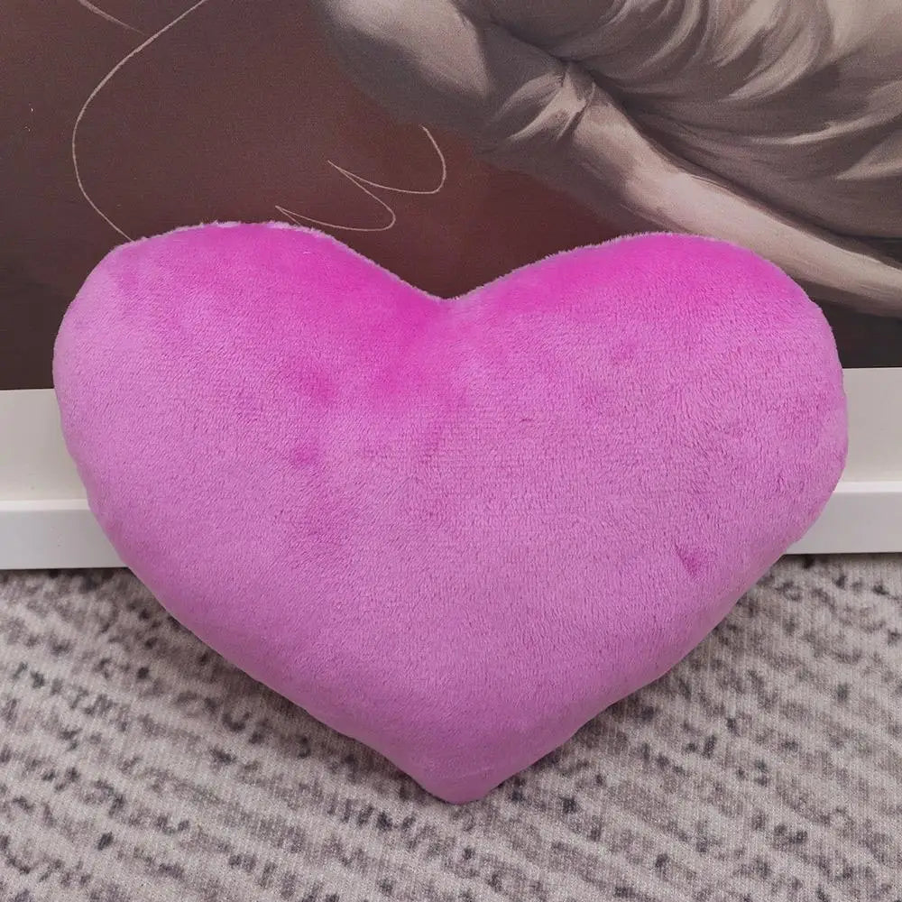 Heart Plush Toys Soft Pillow Kawaii Toy Lovely Gift for Birthday Home Decorative Valentines Day Decorative Soft Stuffed Pillow