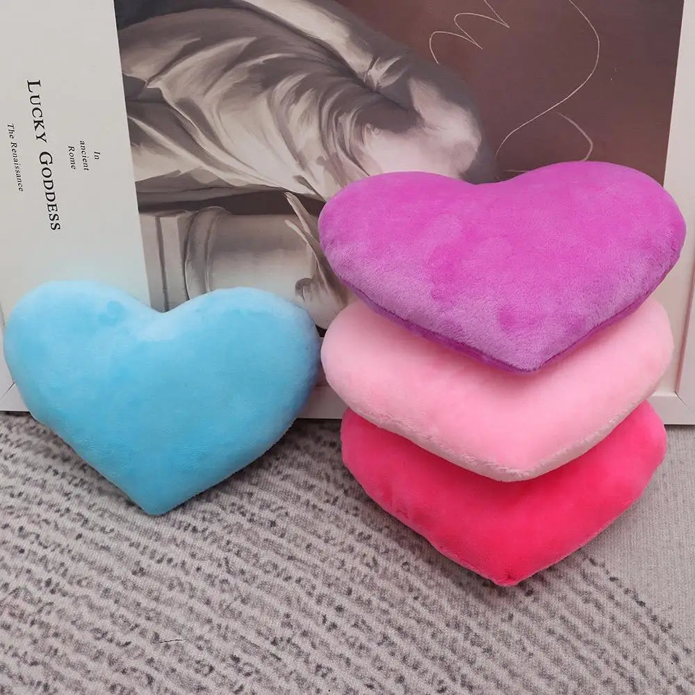 Heart Plush Toys Soft Pillow Kawaii Toy Lovely Gift for Birthday Home Decorative Valentines Day Decorative Soft Stuffed Pillow
