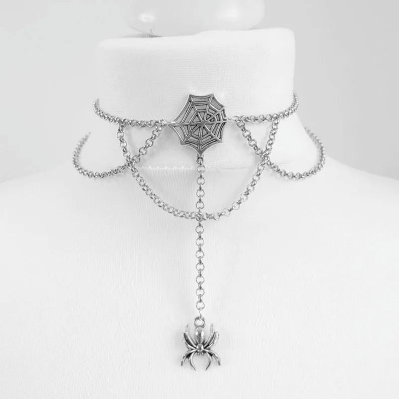 Black Crescent Moon Choker Necklace Gothic Grunge Black Velvet Jewelry Gorgeous Women Pendant Gift Gothic Statement Goth New