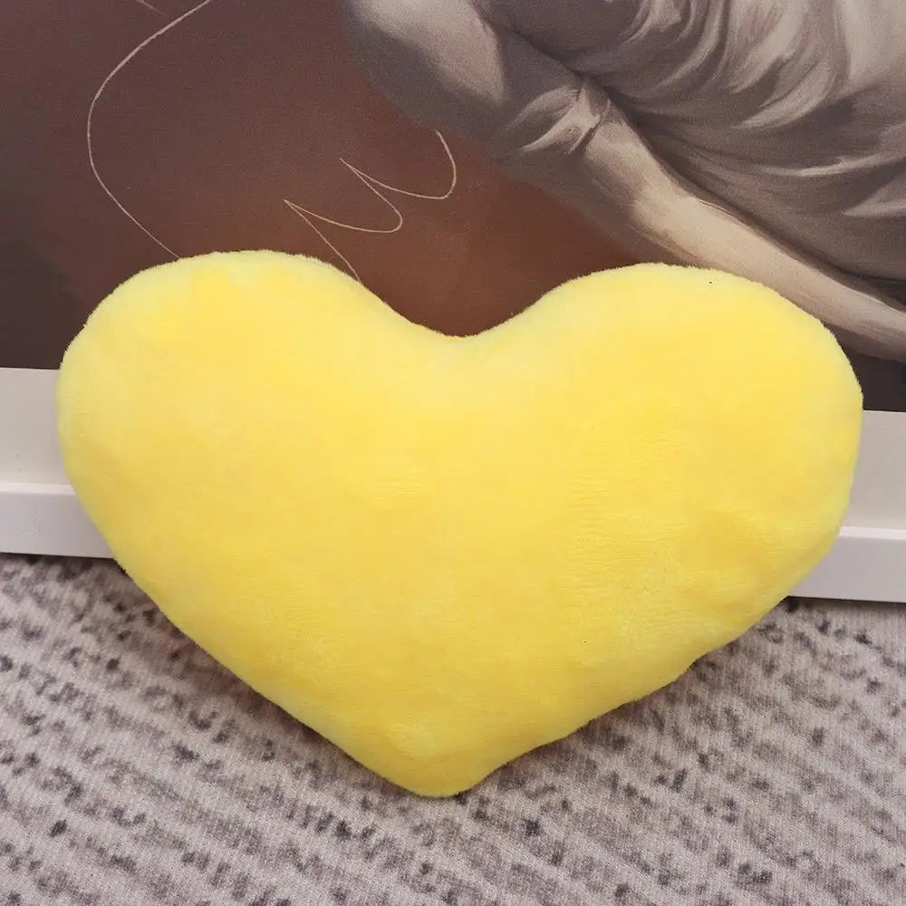 Heart Plush Toys Soft Pillow Kawaii Toy Lovely Gift for Birthday Home Decorative Valentines Day Decorative Soft Stuffed Pillow