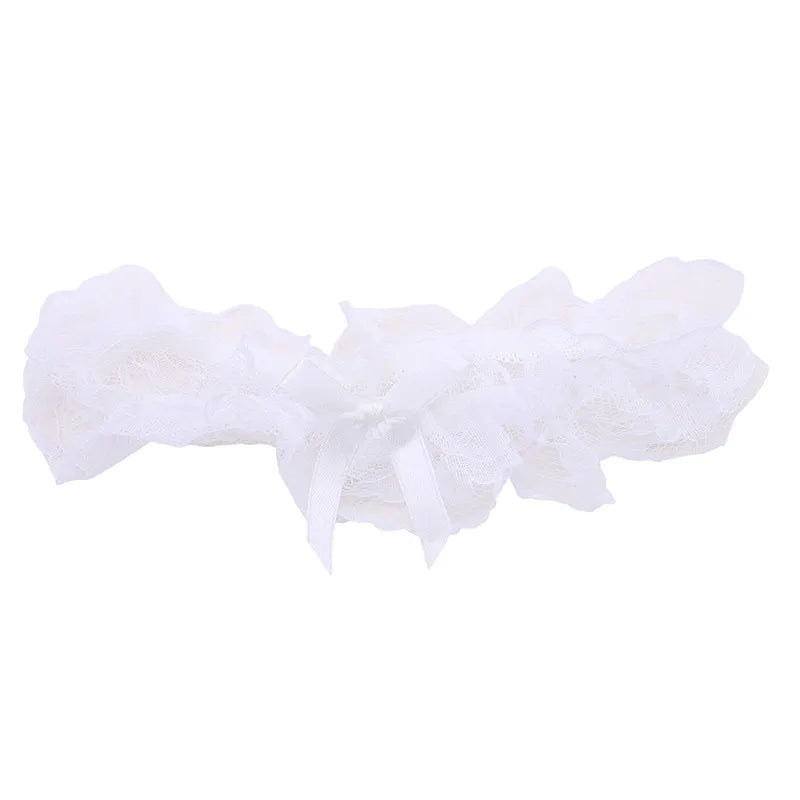 Lace Elastic Leg Garter Belt Wedding Gift Party Bridal Accessories Cosplay Ribbon Bow Suspender Fashion Thigh Harness New