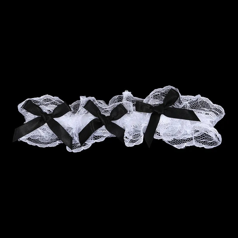 Lace Elastic Leg Garter Belt Wedding Gift Party Bridal Accessories Cosplay Ribbon Bow Suspender Fashion Thigh Harness New